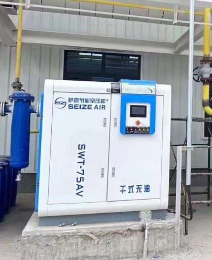 萨震干式无油螺杆空压机助力某水泥厂降本降耗的客户案例